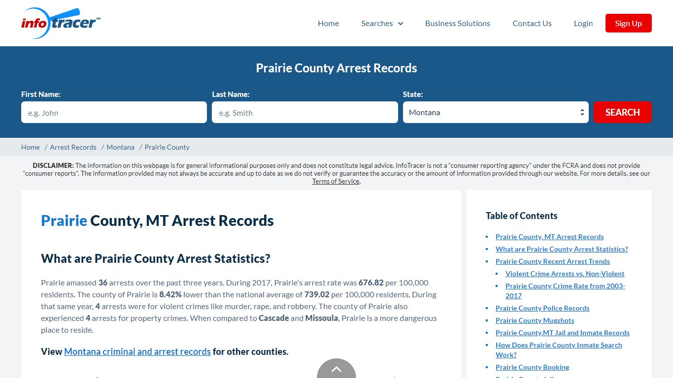 Prairie County, MT Arrests, Mugshots & Jail Records - InfoTracer